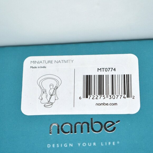 Nambe Miniature Nativity Scene Set #MT0774 NIB - Picture 4 of 4